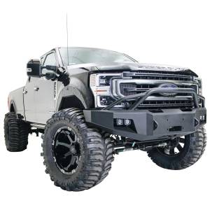 Fab Fours - Fab Fours FS05-A1252-1 Winch Front Bumper with Pre-Runner Guard and Sensor Holes for Ford F250/F350/F450/F550 2005-2007 - Image 2