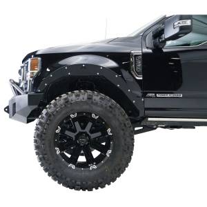 Fab Fours - Fab Fours FS05-A1252-1 Winch Front Bumper with Pre-Runner Guard and Sensor Holes for Ford F250/F350/F450/F550 2005-2007 - Image 3
