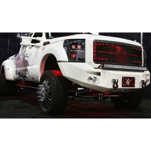 Fab Fours - Fab Fours FS11-A2651-1 Winch Front Bumper with Sensor Holes for Ford F450/F550 2011-2016