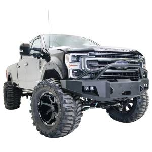 Fab Fours - Fab Fours FS11-A2652-1 Winch Front Bumper with Pre-Runner Guard and Sensor Holes for Ford F450/F550 2011-2016 - Image 2