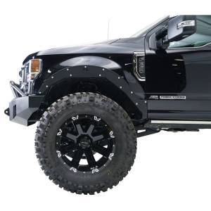 Fab Fours - Fab Fours FS11-A2652-1 Winch Front Bumper with Pre-Runner Guard and Sensor Holes for Ford F450/F550 2011-2016 - Image 3