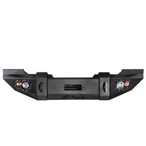Bumpers By Vehicle - Jeep Wrangler JK - Fab Fours - Fab Fours JK07-B1851-1 Lifestyle Winch Front Bumper for Jeep Wrangler JK 2007-2018