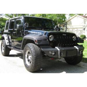 Fab Fours - Fab Fours JK07-B1851-1 Lifestyle Winch Front Bumper for Jeep Wrangler JK 2007-2018 - Image 2