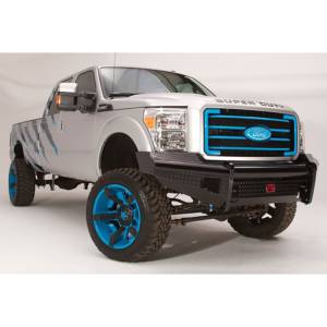Fab Fours - Fab Fours FS99-S1661-1 Black Steel Front Bumper for Ford F250/F350 1999-2004 - Image 3