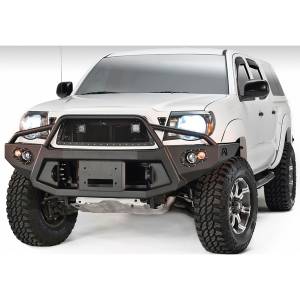 Fab Fours - Fab Fours TT05-B1552-1 Winch Front Bumper with Pre-Runner Guard for Toyota Tacoma 2005-2011 - Image 2