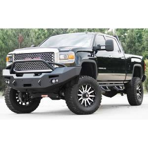 Fab Fours - Fab Fours GM14-A3152-1 Winch Front Bumper with Pre-Runner Guard for GMC Sierra 2500HD/3500 2015-2019 - Image 3