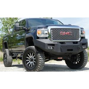 Fab Fours - Fab Fours GM14-C3151-1 Winch Front Bumper with Sensor Holes for GMC Sierra 2500HD/3500 2015-2019 - Image 2