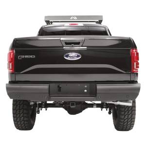 Fab Fours Black Steel Elite - Ford F150 2015-2017 - Fab Fours - Fab Fours FF15-U3250-1 Black Steel Elite Smooth Rear Bumper for Ford F150 2015-2019