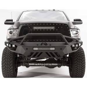 Fab Fours Vengeance - Dodge - Fab Fours - Fab Fours DR10-V2952-1 Vengeance Front Bumper with Pre-Runner Guard and Sensor Holes for Dodge Ram 2500/3500/4500/5500 2010-2018