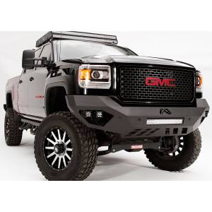 Fab Fours - Fab Fours GM15-V3151-1 Vengeance Front Bumper with Sensor Holes for GMC Sierra 2500HD/3500 2015-2019 - Image 2