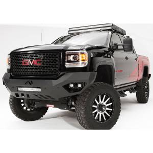 Fab Fours - Fab Fours GM15-V3151-1 Vengeance Front Bumper with Sensor Holes for GMC Sierra 2500HD/3500 2015-2019 - Image 3