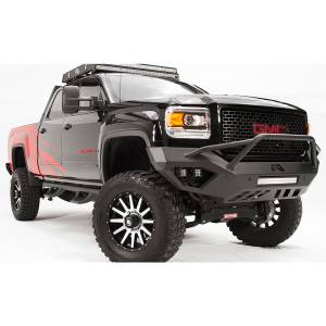 Fab Fours - Fab Fours GM15-V3152-1 Vengeance Front Bumper with Pre-Runner Guard and Sensor Holes for GMC Sierra 2500HD/3500 2015-2019 - Image 3