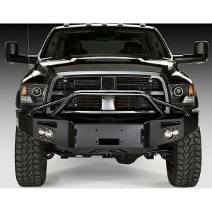 Fab Fours - Fab Fours DR16-C4052-1 Winch Front Bumper with Pre-Runner Bar and Sensor Holes for Dodge Ram 2500/3500/4500/5500 2016-2018 - Image 2