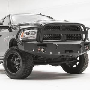 Fab Fours - Fab Fours DR16-C4050-1 Premium Winch Front Bumper with Full Guard and Sensor Holes for Dodge Ram 2500/3500/4500/5500 2016-2018 - Image 4