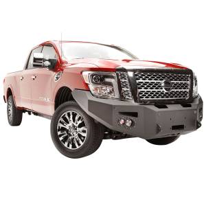 Fab Fours - Fab Fours NT16-F3751-1 Winch Front Bumper with Sensor Holes for Nissan Titan XD Only 2016-2021 - Image 2