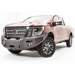 Fab Fours - Fab Fours NT16-F3751-1 Winch Front Bumper with Sensor Holes for Nissan Titan XD Only 2016-2021 - Image 3