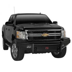 Fab Fours - Fab Fours FS17-S4161-1 Black Steel Front Bumper for Ford F250/F350/F450/F550 2017-2022 - Image 4