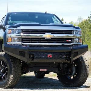 Fab Fours - Fab Fours FS17-S4161-1 Black Steel Front Bumper for Ford F250/F350/F450/F550 2017-2022 - Image 5