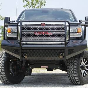 Fab Fours - Fab Fours FS17-S4162-1 Black Steel Front Bumper with Pre-Runner Guard for Ford F250/F350/F450/F550 2017-2022 - Image 3
