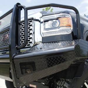 Fab Fours - Fab Fours FS17-S4162-1 Black Steel Front Bumper with Pre-Runner Guard for Ford F250/F350/F450/F550 2017-2022 - Image 4