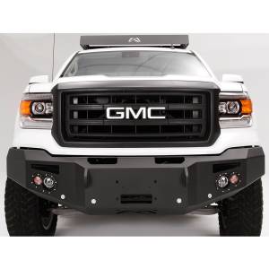 Fab Fours GS14-F3151-1 Winch Front Bumper with Full Guard and Sensor Holes for GMC Sierra 1500 2014-2015