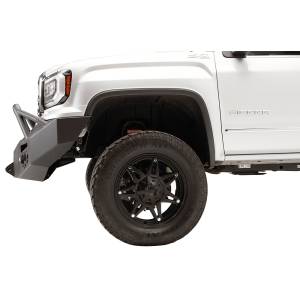 Fab Fours - Fab Fours GS14-F3152-1 Winch Front Bumper with Pre-Runner Guard and Sensor Holes for GMC Sierra 1500 2014-2015 - Image 3