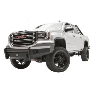 Fab Fours - Fab Fours GS16-R3961-1 Black Steel Elite Smooth Front Bumper for GMC Sierra 1500 2016-2018 - Image 2