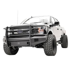 Fab Fours - Fab Fours FF18-R4560-1 Black Steel Elite Smooth Front Bumper with Full Guard for Ford F150 2018-2020 - Image 3