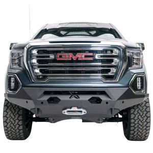 Bumpers By Vehicle - GMC Sierra 1500 - Fab Fours - Fab Fours GS19-X3951-1 Matrix Front Bumper with Sensor Holes for GMC Sierra 1500 2019-2022