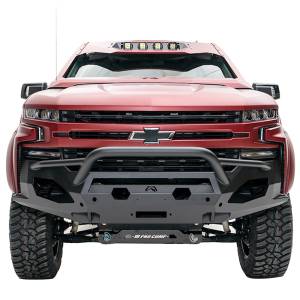 Fab Fours - Fab Fours CS19-X4052-1 Matrix Front Bumper with Pre-Runner Guard and Sensor Holes for Chevy Silverado 1500 2019-2021 - Image 1