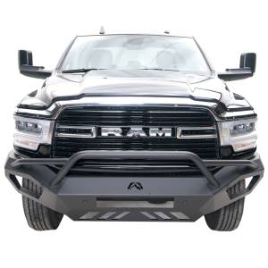 Fab Fours DR19-V4452-1 Vengeance Front Bumper with Pre-Runner Guard and Sensor Holes for Dodge Ram 2500/3500 2019-2024