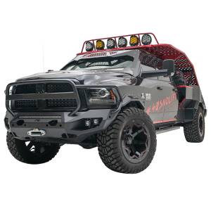 Fab Fours - Fab Fours DR19-X4450-1 Matrix Front Bumper with Full Guard and Sensor Holes for Dodge Ram 2500/3500 2019-2022 - Image 3
