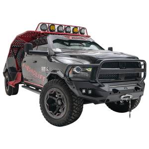 Fab Fours - Fab Fours DR19-X4450-1 Matrix Front Bumper with Full Guard and Sensor Holes for Dodge Ram 2500/3500 2019-2022 - Image 4