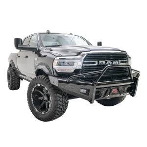 Fab Fours - Fab Fours DR19-S4462-1 Black Steel Front Bumper with Pre-Runner Guard for Dodge Ram 2500/3500 2019-2022 New Body Style - Image 2