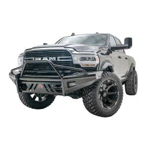Fab Fours - Fab Fours DR19-S4462-1 Black Steel Front Bumper with Pre-Runner Guard for Dodge Ram 2500/3500 2019-2022 New Body Style - Image 3