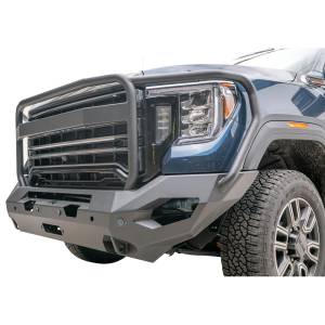 Fab Fours - Fab Fours GM20-X5050-1 Matrix Front Bumper with Full Guard and Sensor Holes for GMC Sierra 2500HD/3500 2020-2022 - Image 2