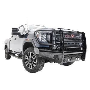 Fab Fours - Fab Fours GM20-S5060-1 Black Steel Front Bumper with Full Grille Guard for GMC Sierra 2500HD/3500 2020-2022 - Image 2