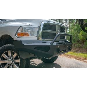 Fab Fours - Fab Fours DR10-RS2962-1 Red Steel Front Bumper with Pre-Runner Guard for Dodge Ram 2500/3500/4500/5500 2010-2018 - Image 2