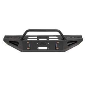 Bumpers by Style - Prerunner Bumpers - Fab Fours - Fab Fours DR94-RS1562-1 Red Steel Front Bumper with Pre-Runner Guard for Dodge Ram 2500/3500/4500/5500 1994-2002