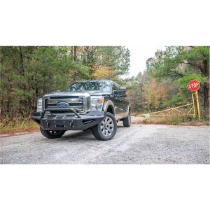 Fab Fours - Fab Fours FS11-RS2562-1 Red Steel Front Bumper with Pre-Runner Guard for Ford F250/F350/F450/F550 2011-2016 - Image 2