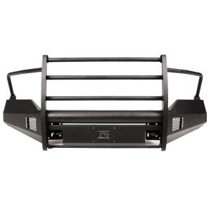 Fab Fours - Fab Fours DR13-R2960-1 Black Steel Elite Smooth Front Bumper with Full Guard for Dodge Ram 1500 2013-2018 - Image 2