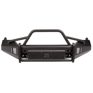 Fab Fours DR13-R2962-1 Black Steel Elite Smooth Front Bumper with Pre-Runner Guard for Dodge Ram 1500 2013-2018