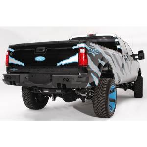 Fab Fours - Fab Fours FS08-W1351-1 Premium Rear Bumper with Sensor Holes for Ford Super Duty 1999-2016 - Image 1