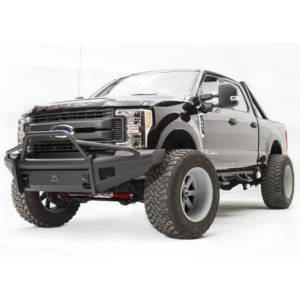 Fab Fours - Fab Fours FS17-Q4162-1 Black Steel Elite Smooth Front Bumper with Pre-Runner Guard for Ford F250/F350/F450/F550 2017-2022 - Image 2