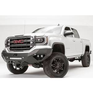 Fab Fours - Fab Fours GS16-D3951-1 Vengeance Front Bumper with Sensor Holes for GMC Sierra 1500 2016-2018 - Image 2