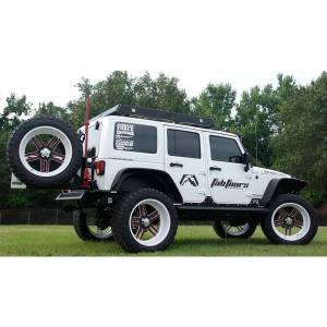 Fab Fours - Fab Fours JP-Y1261T-1 Off the Door Tire Carrier for Jeep Wrangler JK 2007-2018 - Image 3