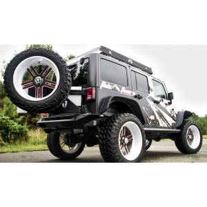 Fab Fours - Fab Fours JP-Y1261T-1 Off the Door Tire Carrier for Jeep Wrangler JK 2007-2018 - Image 4