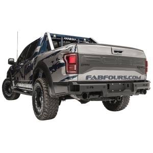 Fab Fours - Fab Fours FF17-W4351-1 Premium Rear Bumper with Sensor Holes for Ford Raptor 2017-2020 - Image 3