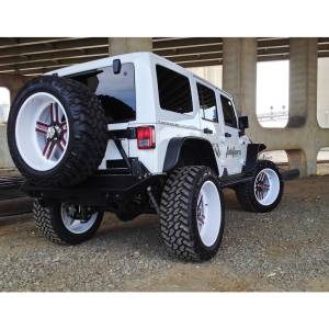 Fab Fours - Fab Fours JP-Y1251T-1 Rear Tire Carrier for Jeep Wrangler JK 2007-2018 - Image 1