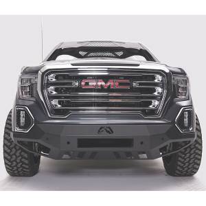 Fab Fours - Fab Fours GS19-D6051-1 Vengeance Front Bumper with Sensor Holes for GMC Sierra 1500 2019-2021 - Image 1